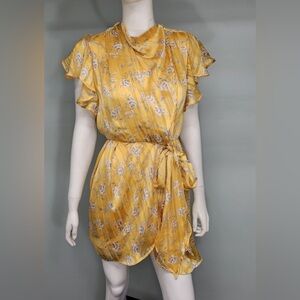 Sabina Musayev - Emmanuelle Yellow Print Dress